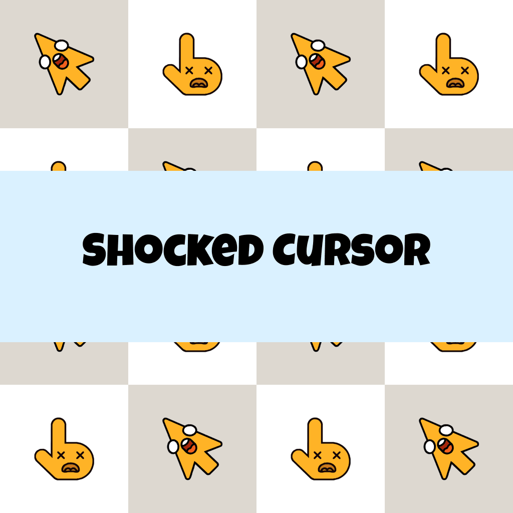Preview Shocked cursor custom cursor pack